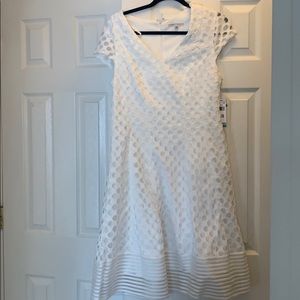 Sandra Darren White Dress